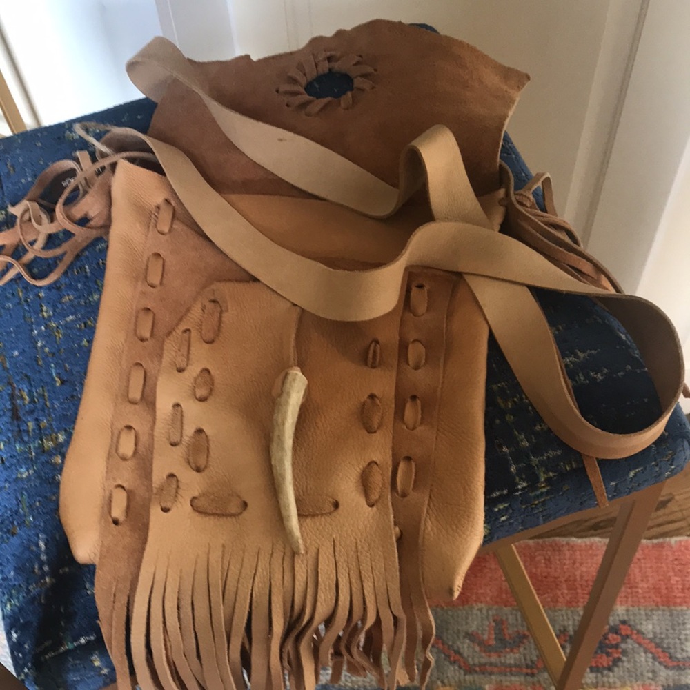 Lulu Handmade leather boho crossbody - Picture 3 of 5